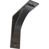 image3W x 6D x 6H Morris Steel Bracket Stainless SteelHammered Gray