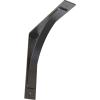 image3W x 6D x 6H Morris Steel Bracket Stainless SteelHammered Gray
