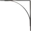 image3W x 6D x 6H Morris Steel Bracket Stainless SteelHammered Gray