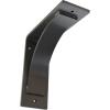 image3W x 6D x 6H Morris Steel Bracket Stainless SteelHammered Gray