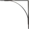 image3W x 6D x 6H Morris Steel Bracket Stainless SteelHammered Gray
