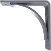 image3W x 6D x 6H Morris Steel Bracket Stainless SteelHammered Light Blue