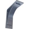image3W x 6D x 6H Morris Steel Bracket Stainless SteelHammered Light Blue