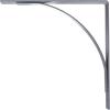 image3W x 6D x 6H Morris Steel Bracket Stainless SteelHammered Light Blue
