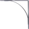 image3W x 6D x 6H Morris Steel Bracket Stainless SteelHammered Light Blue