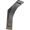 image3W x 6D x 6H Morris Steel Bracket Stainless SteelHammered Silver