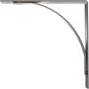 image3W x 6D x 6H Morris Steel Bracket Stainless SteelHammered Silver