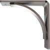 image3W x 6D x 6H Morris Steel Bracket Stainless SteelHammered Silver