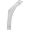 image3W x 6D x 6H Morris Steel Bracket Stainless SteelHammered White