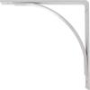 image3W x 6D x 6H Morris Steel Bracket Stainless SteelHammered White