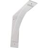 image3W x 6D x 6H Morris Steel Bracket Stainless SteelHammered White