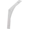 image3W x 6D x 6H Morris Steel Bracket Stainless SteelHammered White