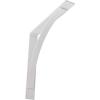 image3W x 6D x 6H Morris Steel Bracket Stainless SteelHammered White