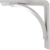 image3W x 6D x 6H Morris Steel Bracket Stainless SteelHammered White