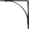 image3W x 6D x 6H Morris Steel Bracket Stainless SteelPowder Coated Black