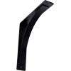 image3W x 6D x 6H Morris Steel Bracket Stainless SteelPowder Coated Black