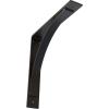 image3W x 6D x 6H Morris Steel Bracket Stainless SteelPowder Coated Black