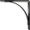 image3W x 6D x 6H Morris Steel Bracket Stainless SteelPowder Coated Black