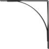 image3W x 6D x 6H Morris Steel Bracket Stainless SteelPowder Coated Black
