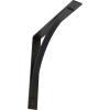image3W x 6D x 6H Morris Steel Bracket Stainless SteelPowder Coated Black