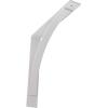 image3W x 6D x 6H Morris Steel Bracket Stainless SteelWhite Primer Paintable