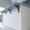 imageEkena Millwork BKTM01X07X10SGLCASE2 Galveston 1 12W x 7 12D x 10H Single Center Brace Powder Coated Black 2 Piece