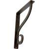 imageEkena Millwork BKTM01X10X12SAS 1 12Inch W x 10Inch D x 12Inch H Ashford Single Wrought Iron BracketAntiqued Brass