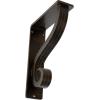 imageEkena Millwork BKTM01X10X12SAS 1 12Inch W x 10Inch D x 12Inch H Ashford Single Wrought Iron BracketAntiqued Brass