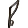 imageEkena Millwork BKTM01X10X12SAS 1 12Inch W x 10Inch D x 12Inch H Ashford Single Wrought Iron BracketAntiqued Brass