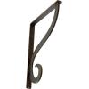 imageEkena Millwork BKTM01X10X12SAS 1 12Inch W x 10Inch D x 12Inch H Ashford Single Wrought Iron BracketAntiqued Brass