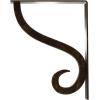 imageEkena Millwork BKTM01X10X12SAS 1 12Inch W x 10Inch D x 12Inch H Ashford Single Wrought Iron BracketAntiqued Brass