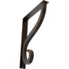 imageEkena Millwork BKTM01X10X12SAS 1 12Inch W x 10Inch D x 12Inch H Ashford Single Wrought Iron BracketAntiqued Bronze