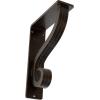 imageEkena Millwork BKTM01X10X12SAS 1 12Inch W x 10Inch D x 12Inch H Ashford Single Wrought Iron BracketAntiqued Bronze