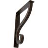 imageEkena Millwork BKTM01X10X12SAS 1 12Inch W x 10Inch D x 12Inch H Ashford Single Wrought Iron BracketAntiqued Bronze