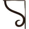 imageEkena Millwork BKTM01X10X12SAS 1 12Inch W x 10Inch D x 12Inch H Ashford Single Wrought Iron BracketAntiqued Bronze