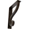 imageEkena Millwork BKTM01X10X12SAS 1 12Inch W x 10Inch D x 12Inch H Ashford Single Wrought Iron BracketAntiqued Bronze