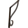 imageEkena Millwork BKTM01X10X12SAS 1 12Inch W x 10Inch D x 12Inch H Ashford Single Wrought Iron BracketAntiqued Bronze