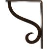 imageEkena Millwork BKTM01X10X12SAS 1 12Inch W x 10Inch D x 12Inch H Ashford Single Wrought Iron BracketAntiqued Bronze