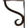 imageEkena Millwork BKTM01X10X12SAS 1 12Inch W x 10Inch D x 12Inch H Ashford Single Wrought Iron BracketAntiqued Bronze