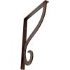 imageEkena Millwork BKTM01X10X12SAS 1 12Inch W x 10Inch D x 12Inch H Ashford Single Wrought Iron BracketAntiqued Copper