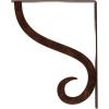 imageEkena Millwork BKTM01X10X12SAS 1 12Inch W x 10Inch D x 12Inch H Ashford Single Wrought Iron BracketAntiqued Copper