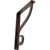 imageEkena Millwork BKTM01X10X12SAS 1 12Inch W x 10Inch D x 12Inch H Ashford Single Wrought Iron BracketAntiqued Copper