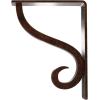imageEkena Millwork BKTM01X10X12SAS 1 12Inch W x 10Inch D x 12Inch H Ashford Single Wrought Iron BracketAntiqued Copper