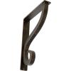 imageEkena Millwork BKTM01X10X12SAS 1 12Inch W x 10Inch D x 12Inch H Ashford Single Wrought Iron BracketAntiqued Pale Gold