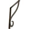 imageEkena Millwork BKTM01X10X12SAS 1 12Inch W x 10Inch D x 12Inch H Ashford Single Wrought Iron BracketAntiqued Pale Gold