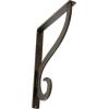 imageEkena Millwork BKTM01X10X12SAS 1 12Inch W x 10Inch D x 12Inch H Ashford Single Wrought Iron BracketAntiqued Pale Gold