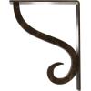 imageEkena Millwork BKTM01X10X12SAS 1 12Inch W x 10Inch D x 12Inch H Ashford Single Wrought Iron BracketAntiqued Pale Gold