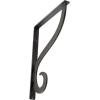 imageEkena Millwork BKTM01X10X12SAS 1 12Inch W x 10Inch D x 12Inch H Ashford Single Wrought Iron BracketAntiqued Silver