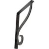 imageEkena Millwork BKTM01X10X12SAS 1 12Inch W x 10Inch D x 12Inch H Ashford Single Wrought Iron BracketAntiqued Silver