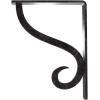 imageEkena Millwork BKTM01X10X12SAS 1 12Inch W x 10Inch D x 12Inch H Ashford Single Wrought Iron BracketAntiqued Silver